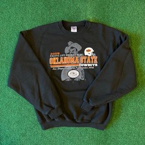 Oklahoma state cowboys bowl game crewneck 2008